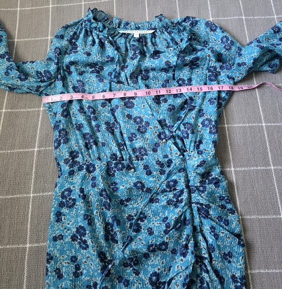 Veronica Beard Becky Dress Floral Silk Ruffle - Picture 5 of 14
